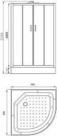 Parly Душевая кабина Classic EC831 – фотография-4